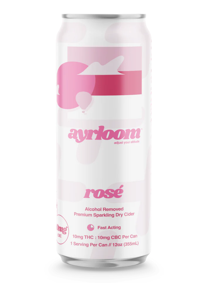 Photograph of product: Ayrloom | Rose' | Sparkling | Beverage | 10mg