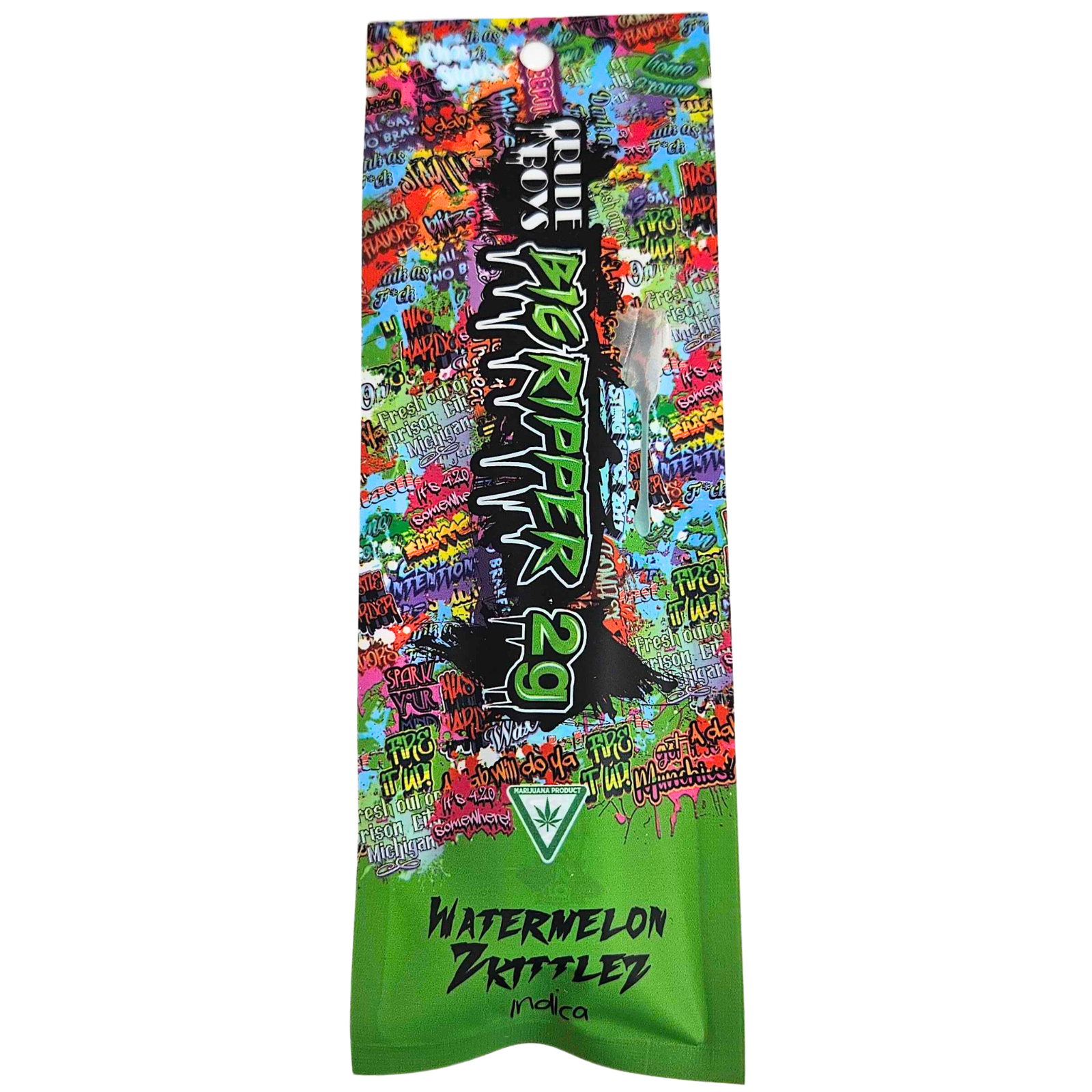 Photograph of product: CRUDE BOYS | Vape Cartridge | Disposable | Watermelon Zkittlez