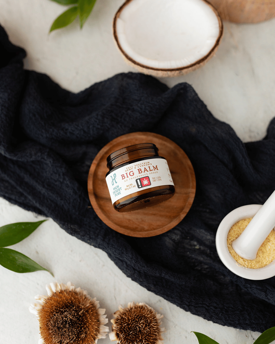 Photograph of product: High Desert - Big Balm 3000mg TH-oui:CBD:CBG
