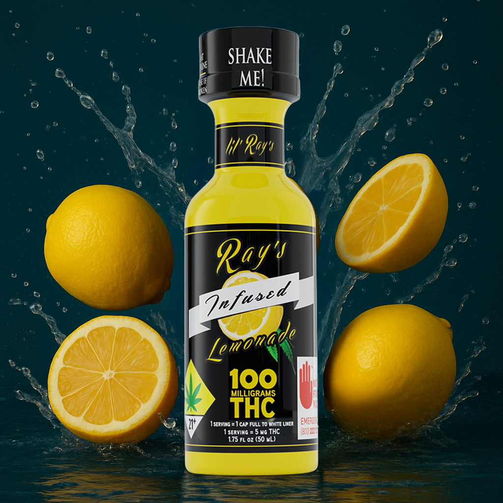 Photograph of product: Ray's Infused Lemonade - Original - 100MG
