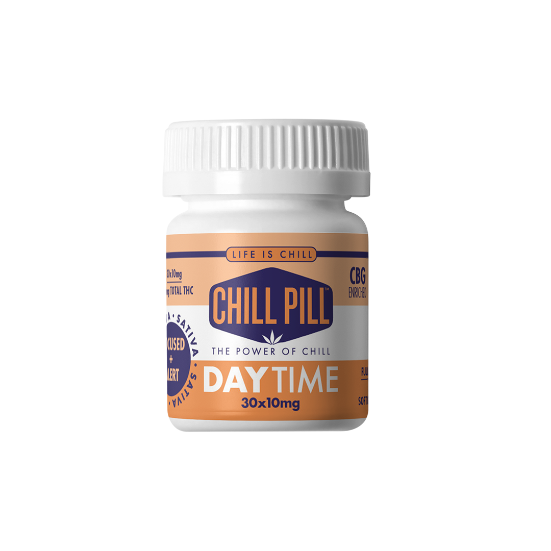 Photograph of product: Chill Pill Daytime TH-oui Capsules 300mg (30x10mg) - Oui'd