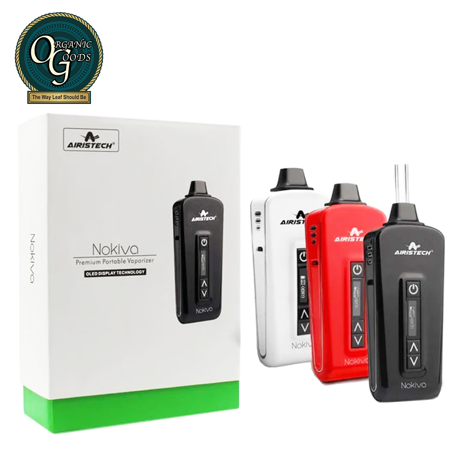Photograph of product: Airistech Nokiva Premium Portable Vaporizer