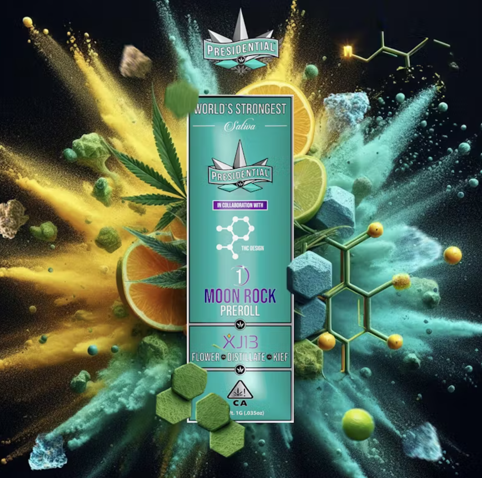 Photograph of product: Presidential | XJ13 - 1g Moon Rock Pre Roll