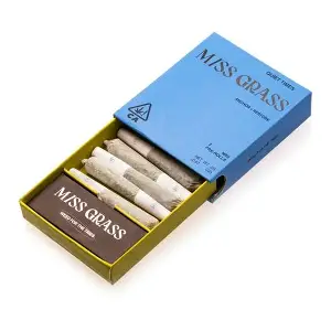 Photograph of product: Miss Grass | Grape Gasoline | 2g 5pk Mini Pre-rolls