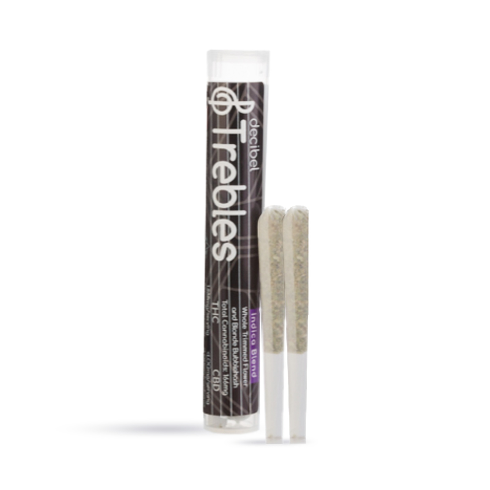 Photograph of product: Decibel - (Trebles) 2pk Infused Oui'd Pre-Rolls