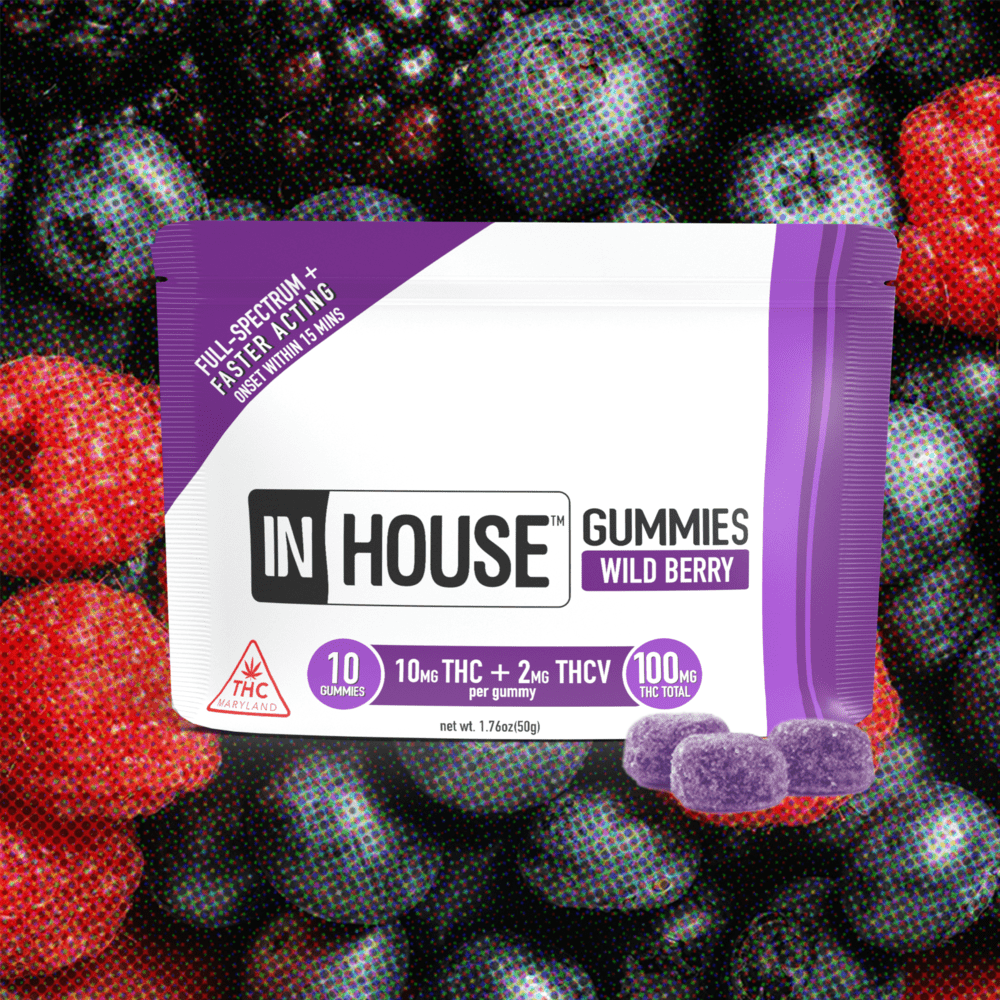 Photograph of product: Wild Berry | 5:1 TH-oui:TH-ouiV Gummies | 100mg