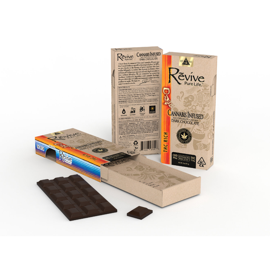 Photograph of product: Revive Pure Life Chocolate CBD 130mg