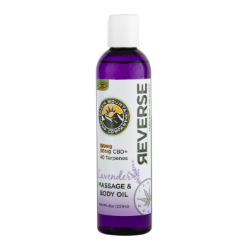 Photograph of product: Reverse - Message Oil - 8 oz Lavender