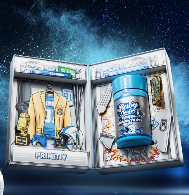 Photograph of product: 5 PACK - Megachron - Jeeter Rosin Infused Pre-rolls - Limited Edition (2.5g)