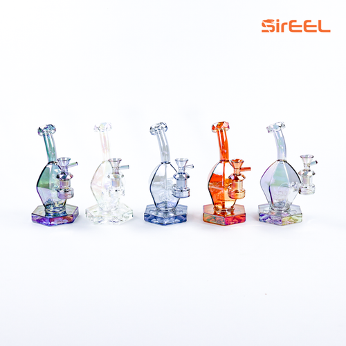 Photograph of product: SIREEL ENCHANTED PUFFKIN BONG WITH FLOWER BOWL 7IN