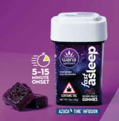 Photograph of product: Gummies | Fast Asleep | 20 pk | Wana Quick