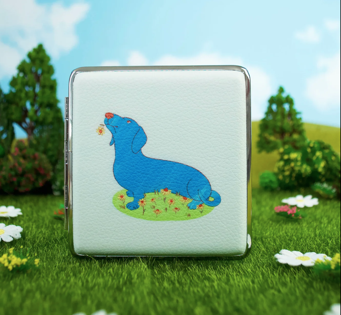 Photograph of product: Burning Love | Dog | Cigarette Case