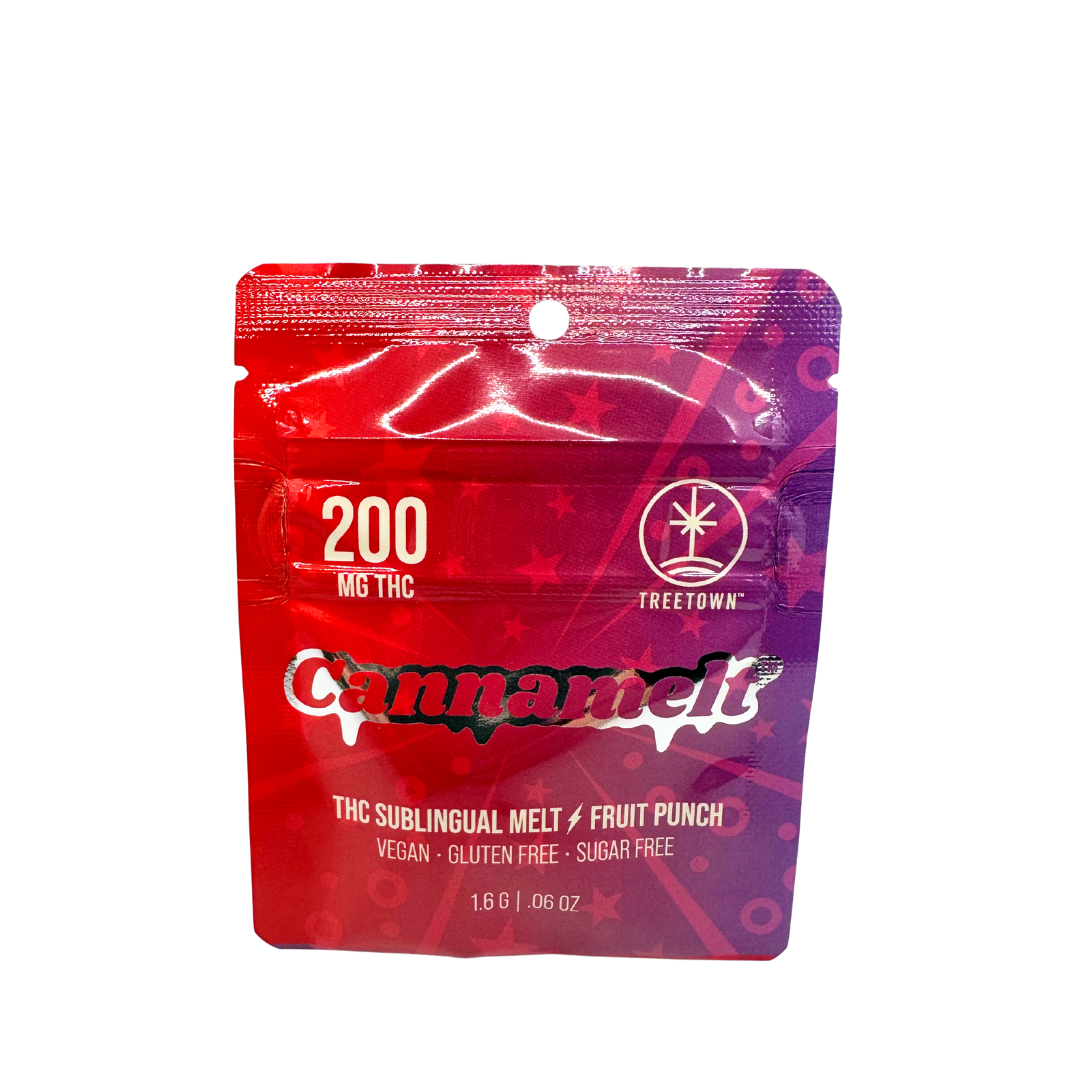 Photograph of product: TreeTown | Fruit Punch Cannamelt | 200mg