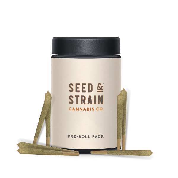 Photograph of product: Seed & Strain | Kushberry (I) Pre Rolls | 7 Pack (3.5g)