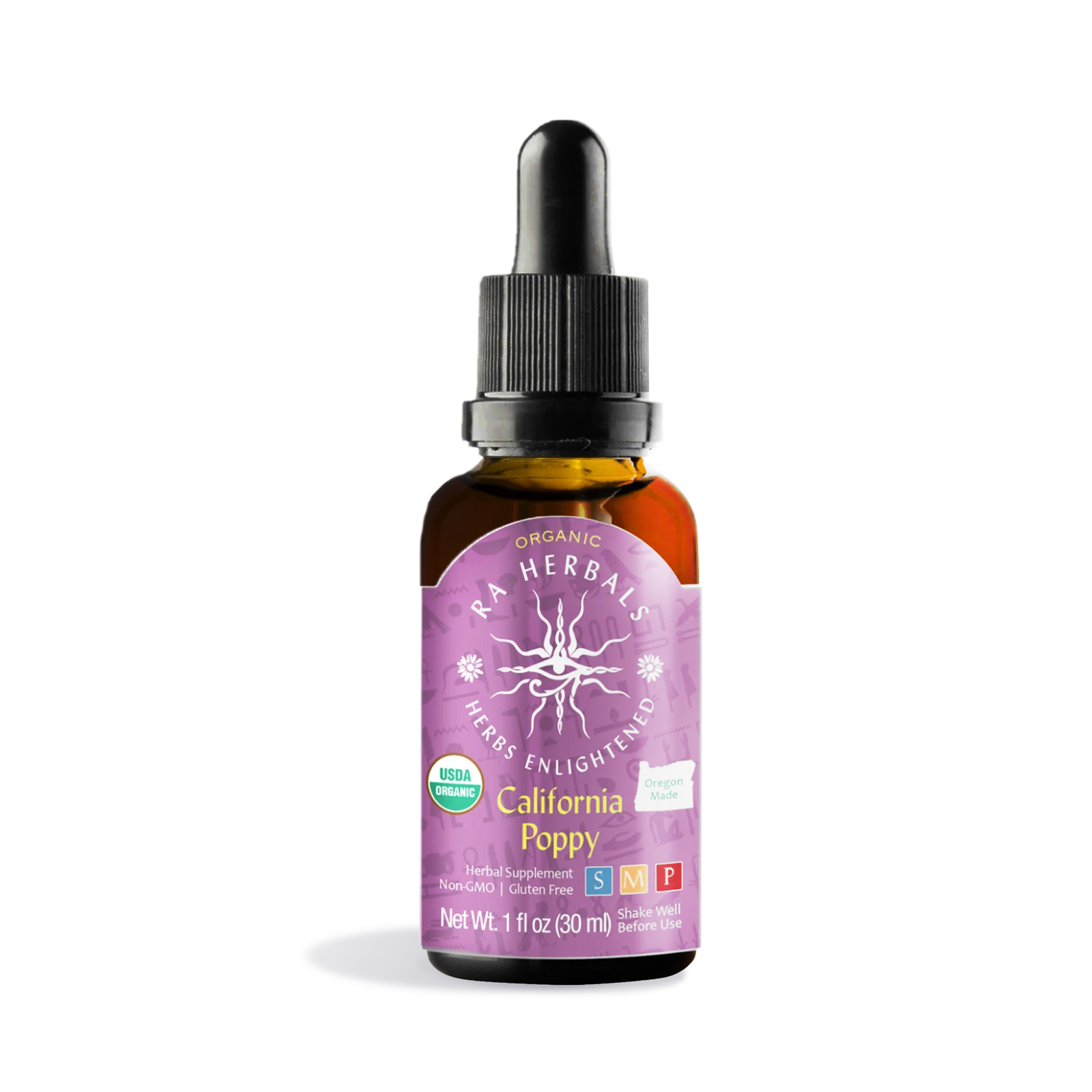 Photograph of product: Ra Herbals Certified Organic California Poppy Tincture