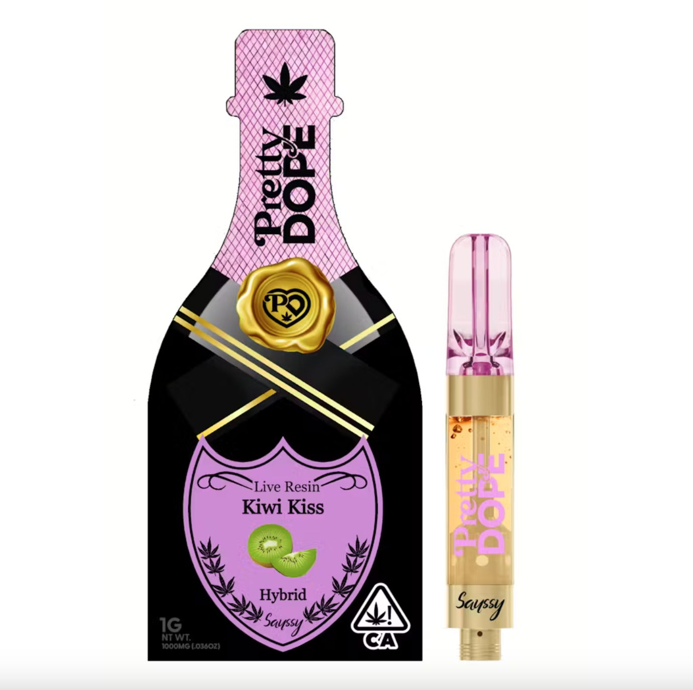 Photograph of product: KIWI KISS LIVE RESIN