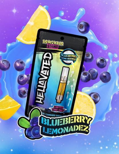 Photograph of product: Blueberry Lemonadez: Cloud Bar Disposable