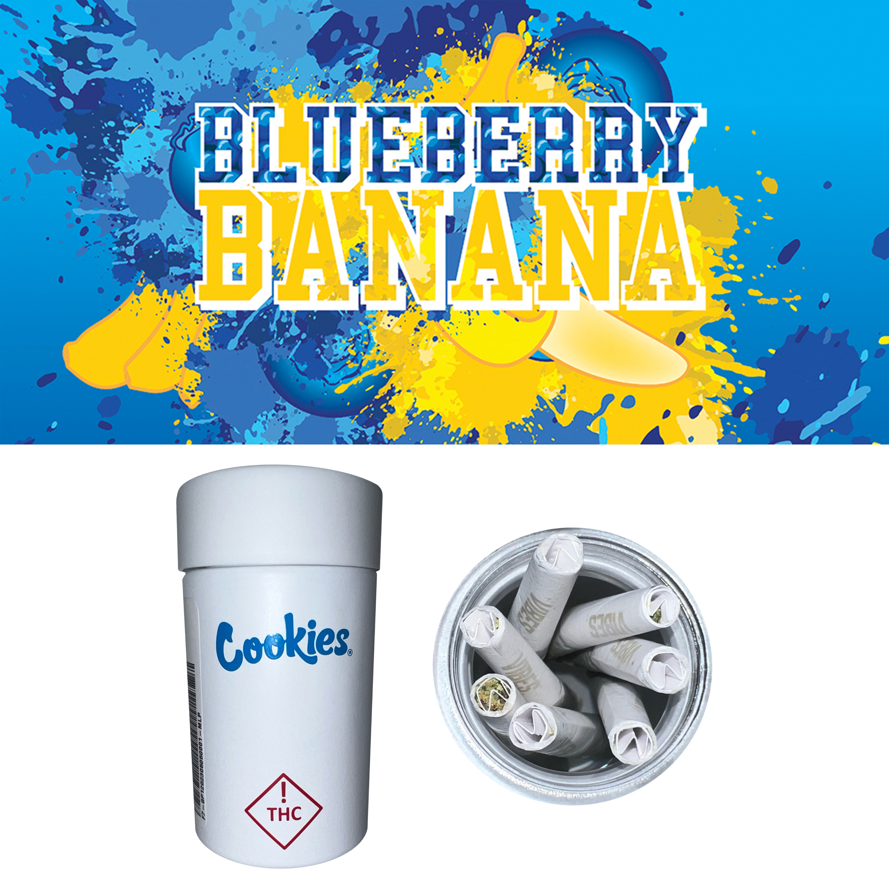 Photograph of product: Blueberry Banana - 7pk
