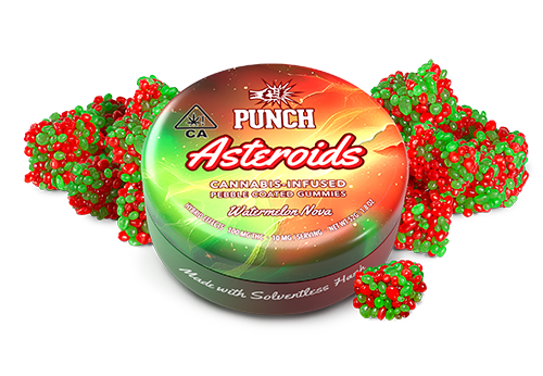 Photograph of product: Watermelon Nova Solventless Asteroids 10pk/100mg