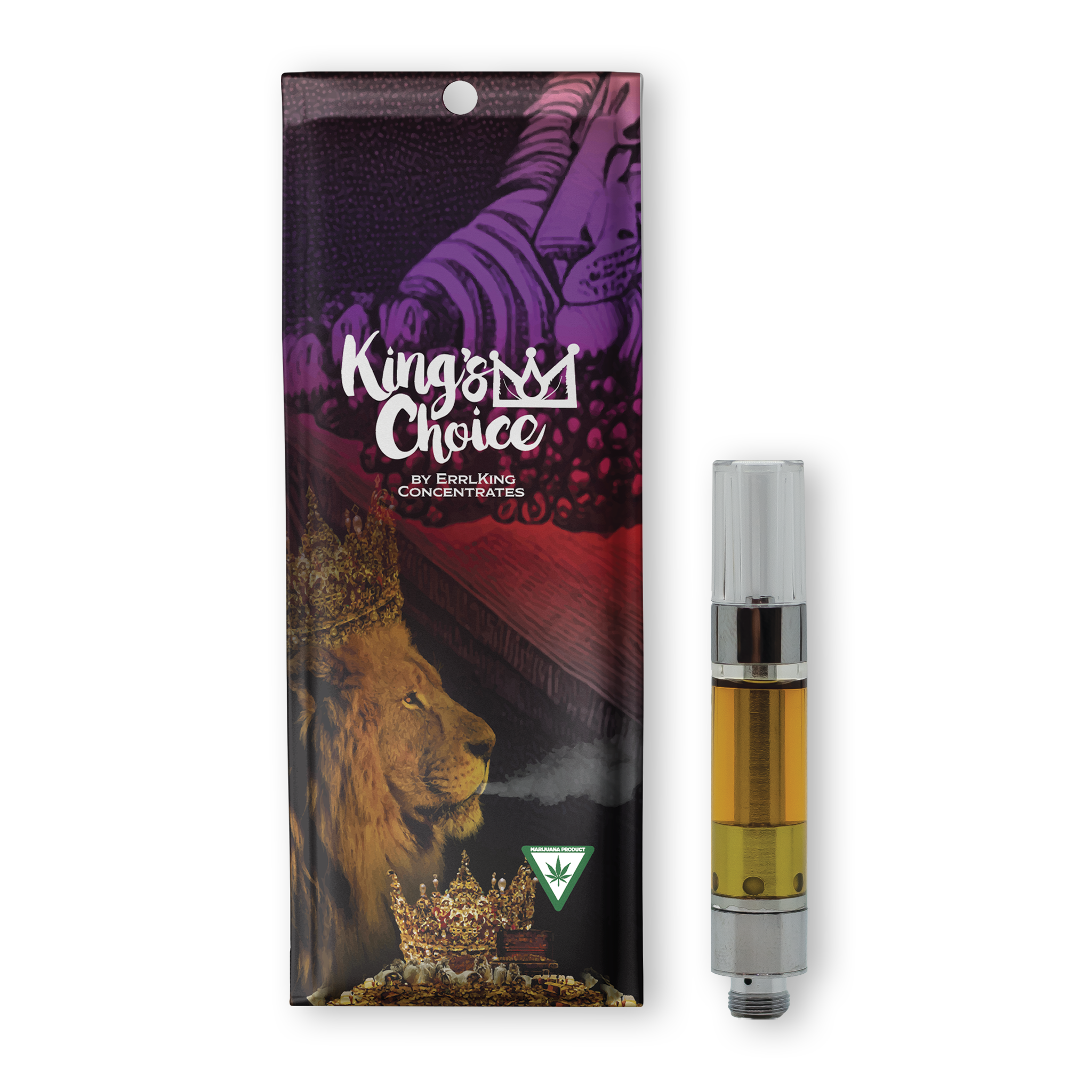 Photograph of Product: King's Choice - 510 Vape Cart - 1g - Donnie Burger