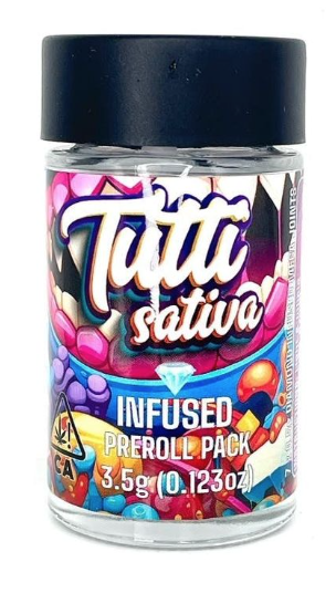 Photograph of product: Tutti Infused Preroll 7pk 3.5g - Yuzu Flambe (S)