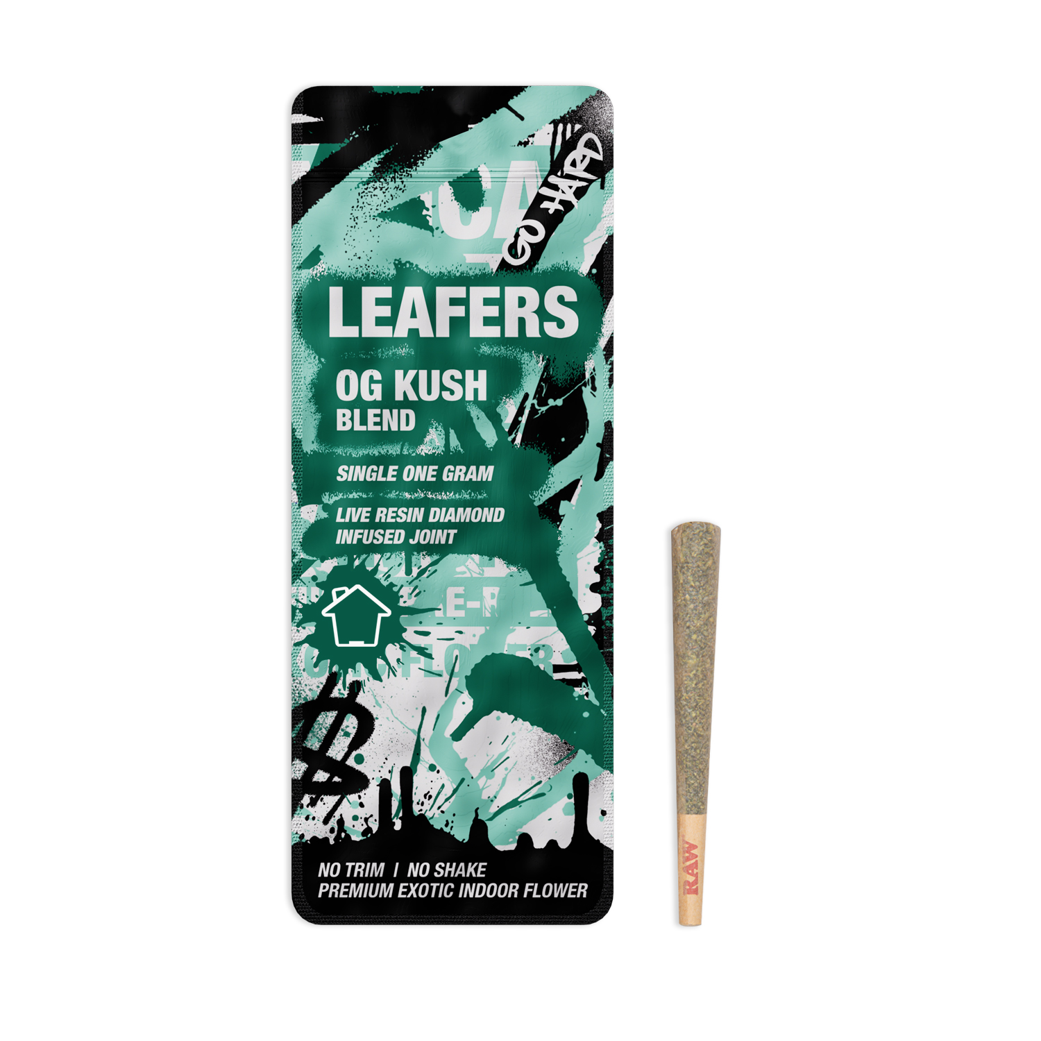 Photograph of Product: OG Kush Blend Live Resin Diamond Infused Joint (1g)- OG Kush Blend