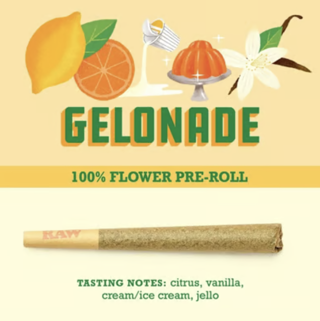 Photograph of product: Paper Crane Gelonade 1g Preroll