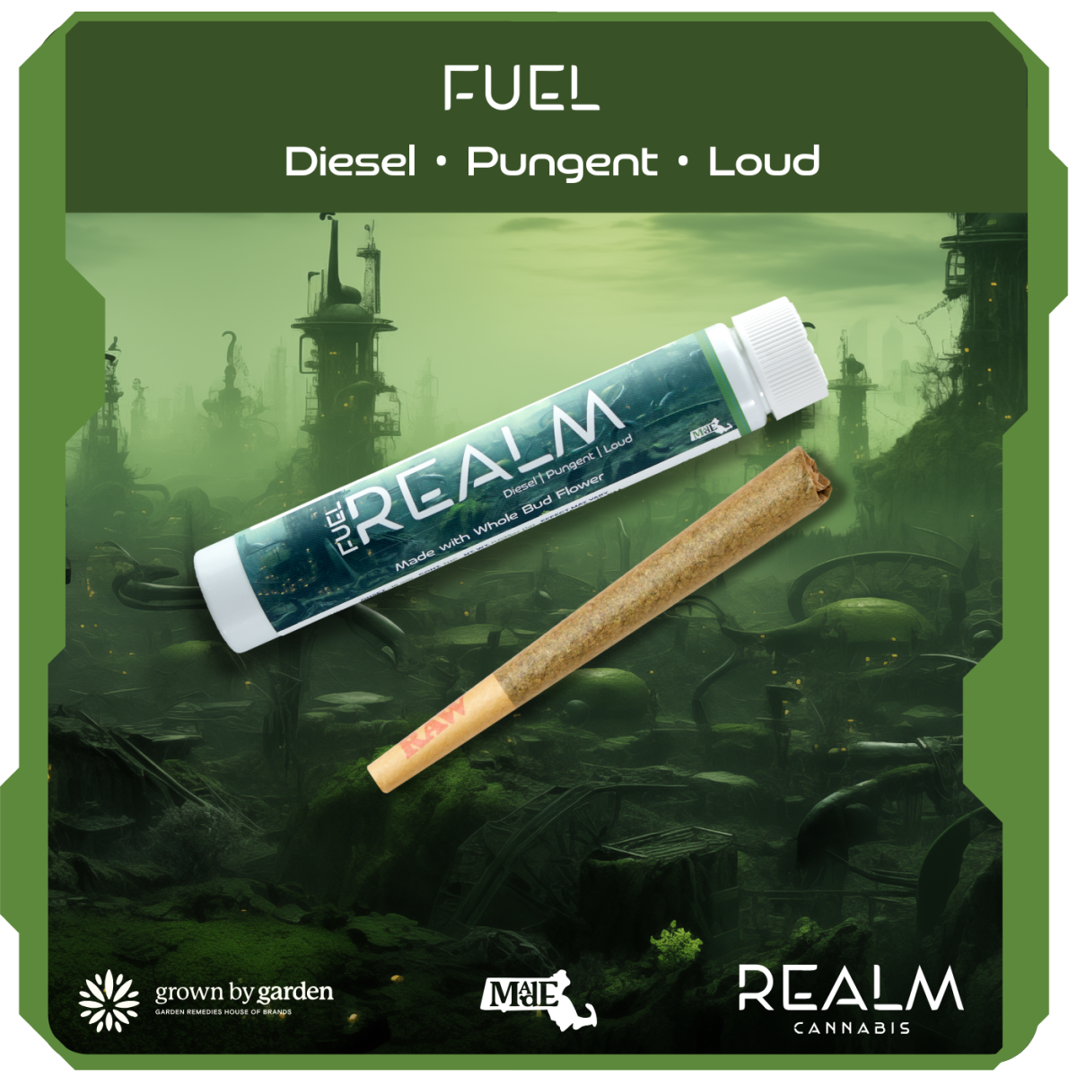 Photograph of product: Realm | Parlimintz Pre-Roll | 1.0g