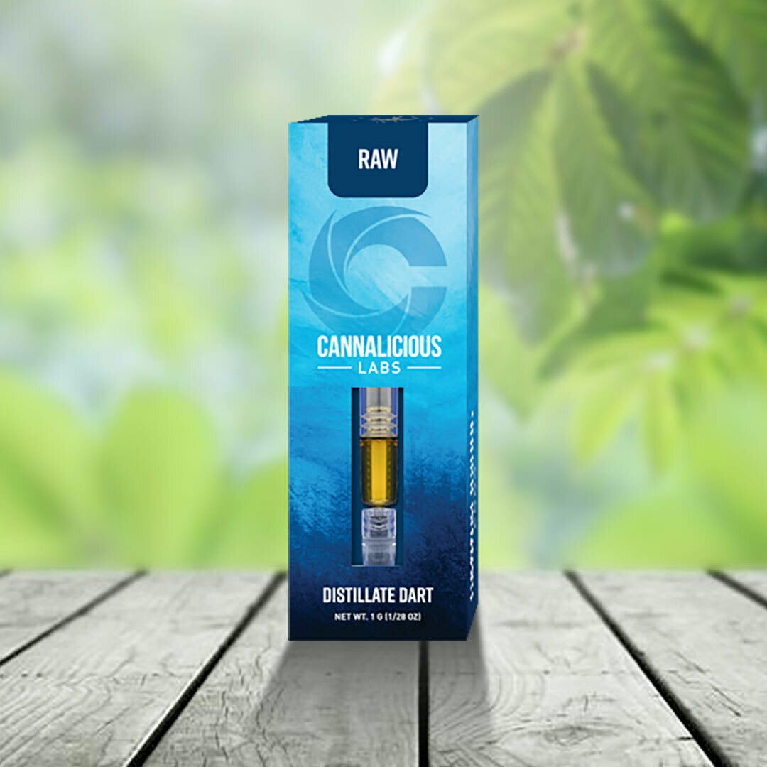 Photograph of product: AU Cannalicious: Raw Distillate Dart 1g