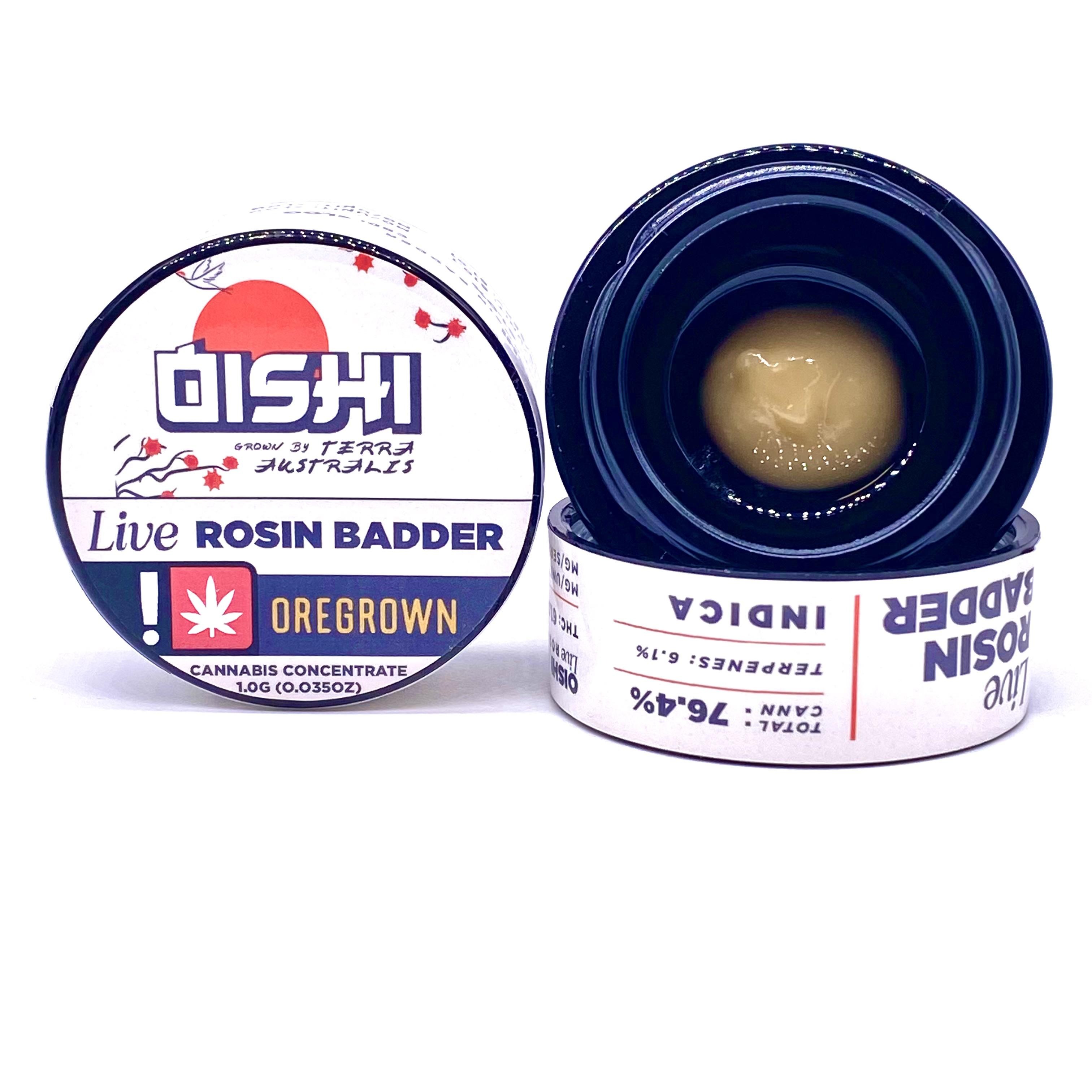 Photograph of product: rosin OG 1g Oishi (I)
