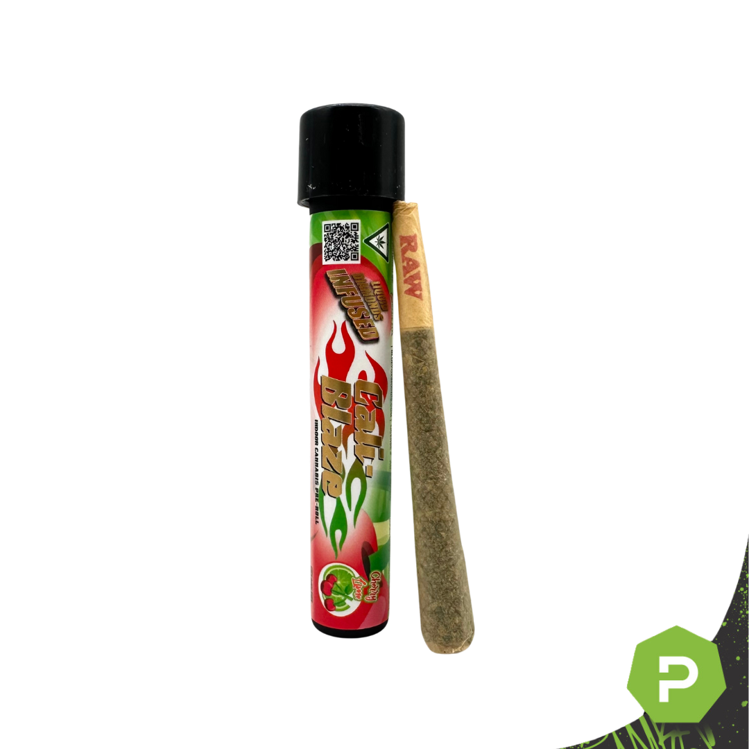 Photograph of product: Cali Blaze Infused Preroll | Cherry Lime