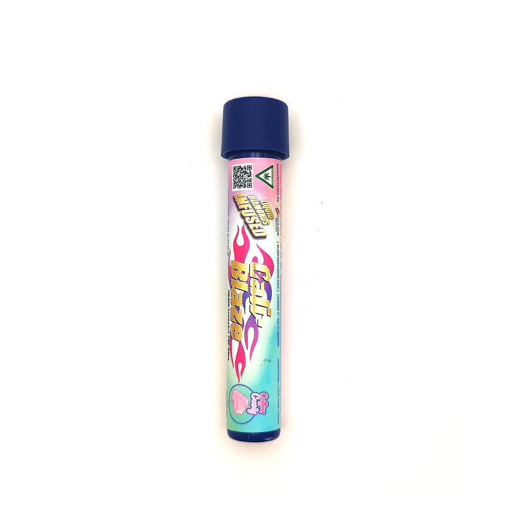 Photograph of product: Cali Blaze | Cotton Candy Diamonds Infused Pre Roll
