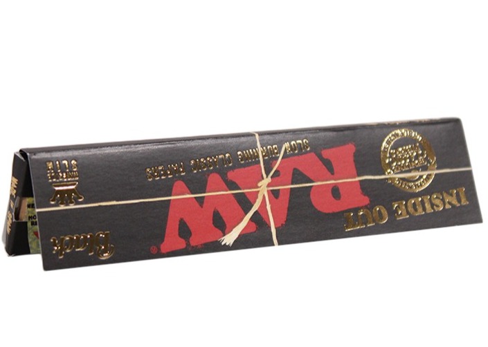 Photograph of product: RAW | Black Classic Inside Out King Size Slim Paper - 32Pc