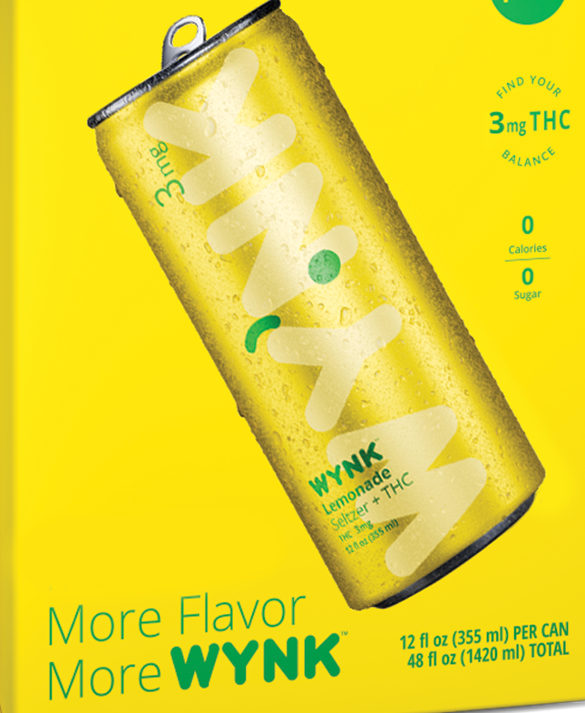 Photograph of product: 1:1 Lemonade (3mg TH-oui/3mg CBD) 12oz Can