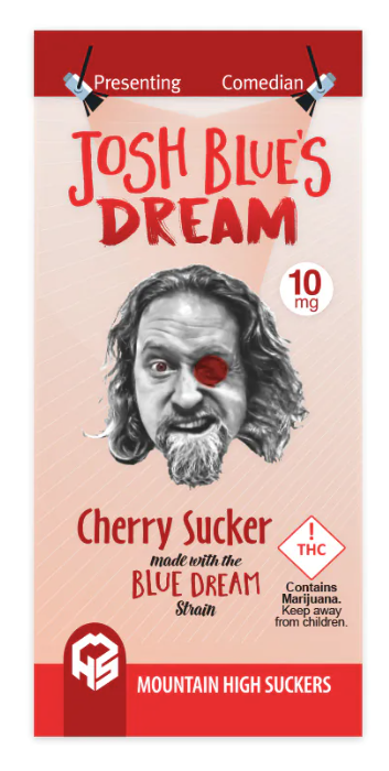 Photograph of product: Mountain High Sucker | JBD Cherry 10mg