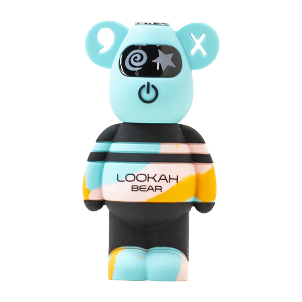 Photograph of product: Lookah Bear | VARIABLE 510 BATTERY TieDye Blue Paraphernalia