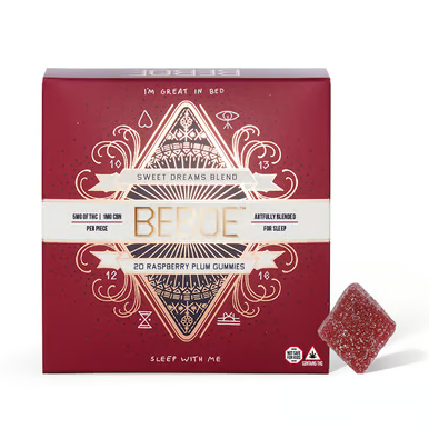 Photograph of product: Sweet Dreams (Raspberry Plum) (5:1 TH-oui:CBN) x20 ct