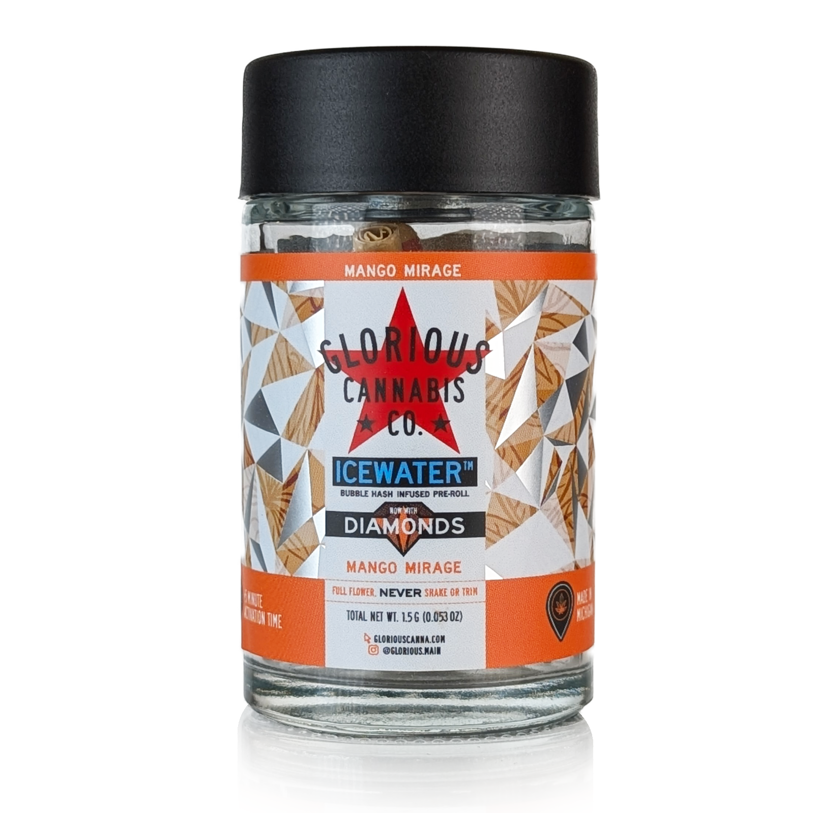 Photograph of product: MANGO MIRAGE - (0.5GX3) ICE WATER au chocolat & DIAMONDS INFUSED 3PK