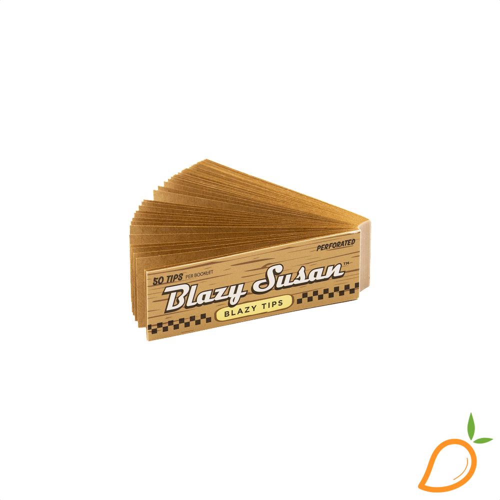 Photograph of product: 50ct Unbleached Filter Tips Booklet Blazy Susan