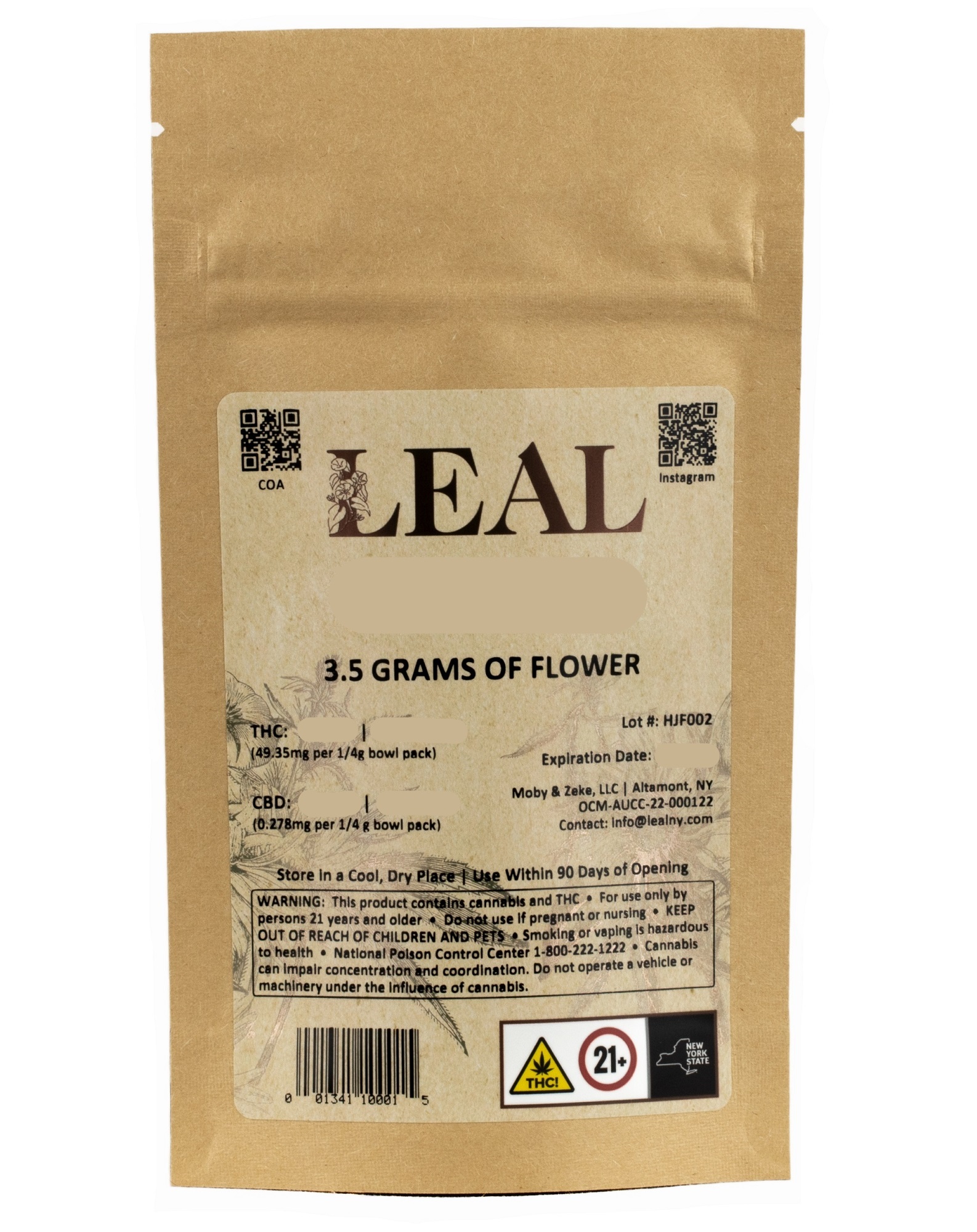 Photograph of product: Leal - Queen of Diamonds - Flower - 3.5g