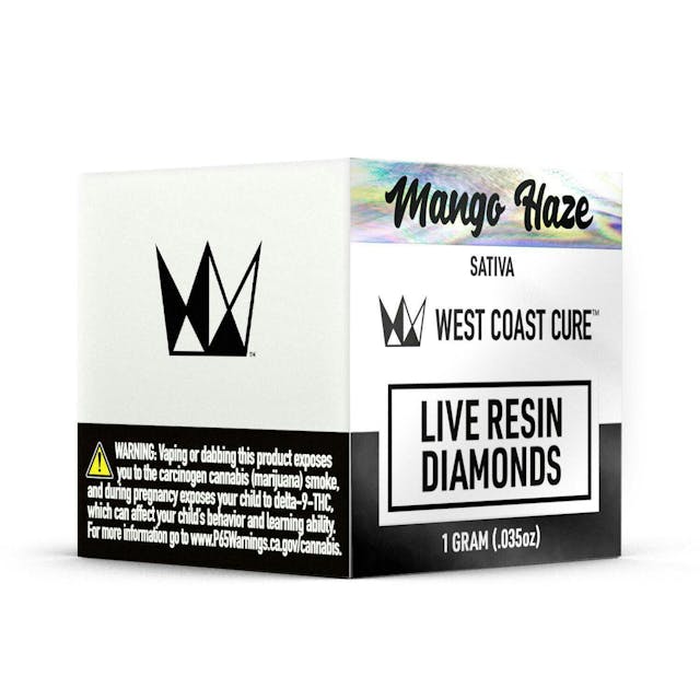 Photograph of product: Mango Haze | 1g Live Resin Diamonds - 