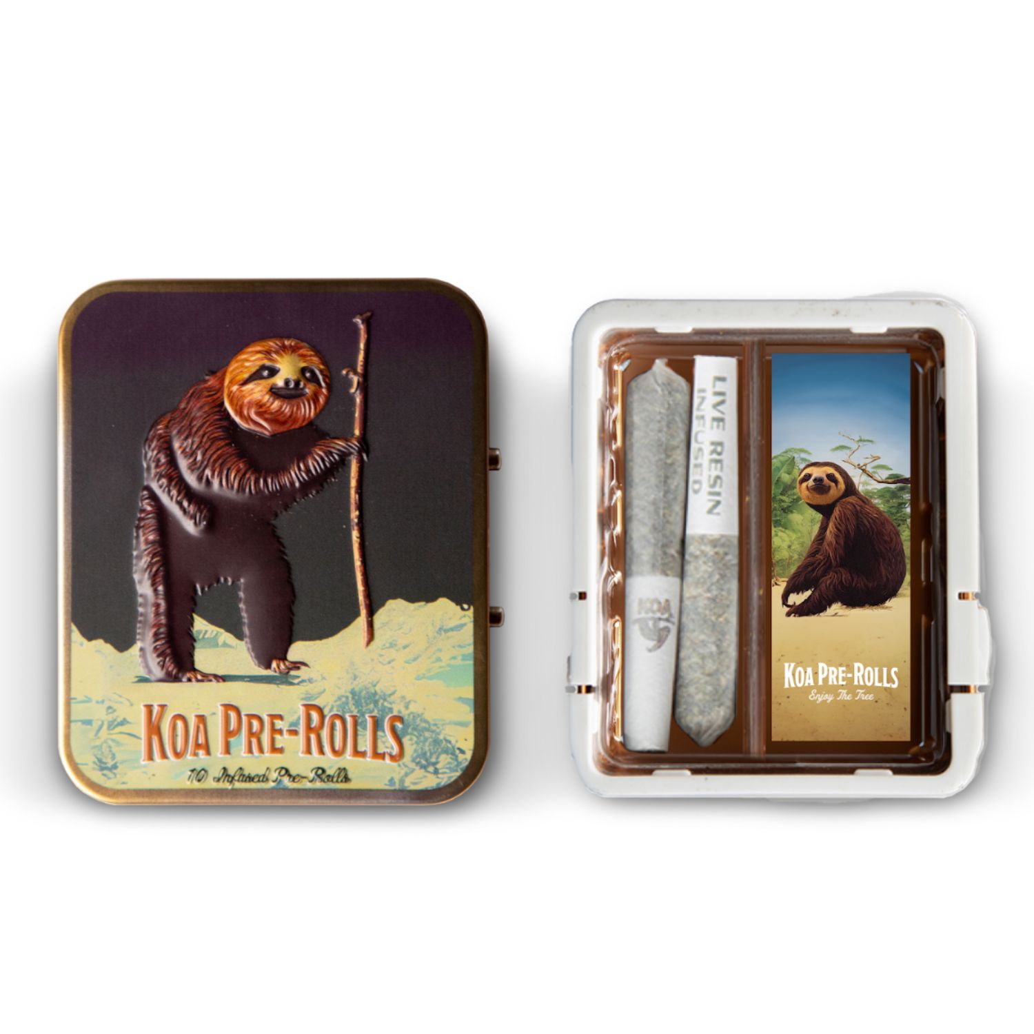 Photograph of product: Queen of the South Live Resin Infused Pre Roll | 2 Pack