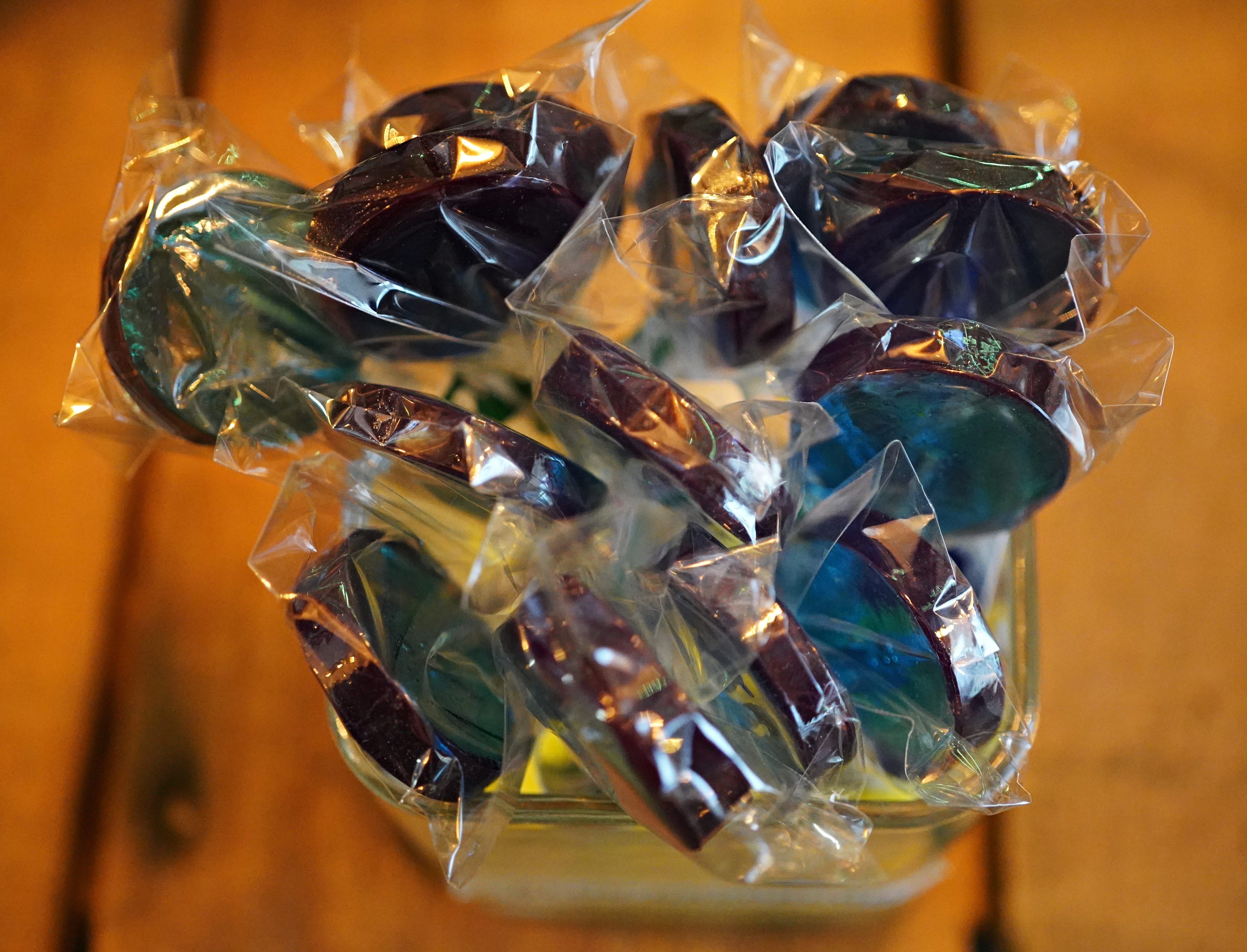 Photograph of product: Blue Raspberry 50mg Lollipop