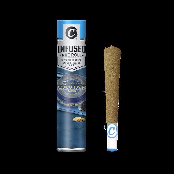 Photograph of product: Blueberry Caviar | 1G Infused Preroll - 