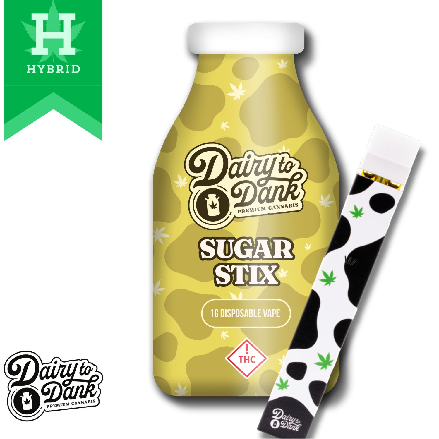 Photograph of product: D2D | Vaporizer | Sugar Stix 1.0g | 1pk | Sandia Driver | 1ml