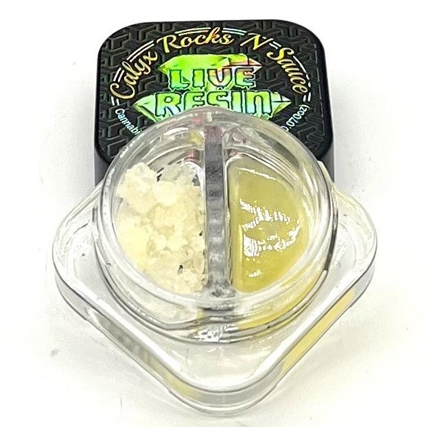 Photograph of product: Calyx Crafts > Live Resin Diamond 1g / Sauce 1g > Oui'd > Cherry Moonshine