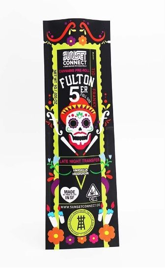 Photograph of product: Sunset Connect - Tio Franky - 1g Pre roll - 