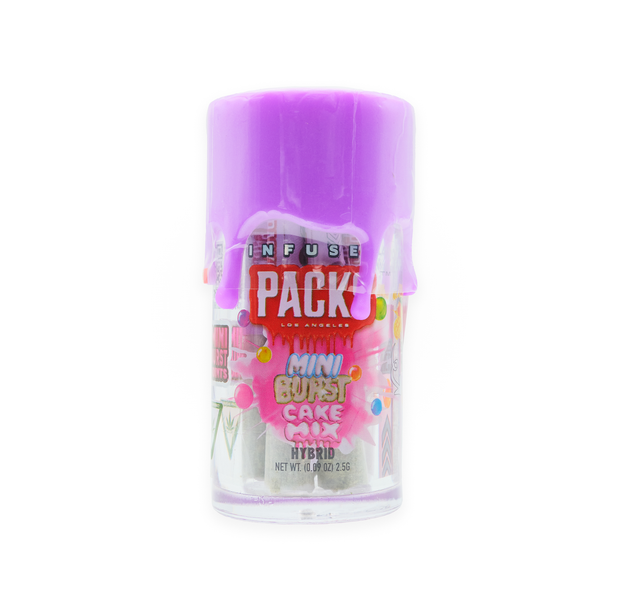 Photograph of Product: Cake Mix | .5G Infused Burst Prerolls 5PK