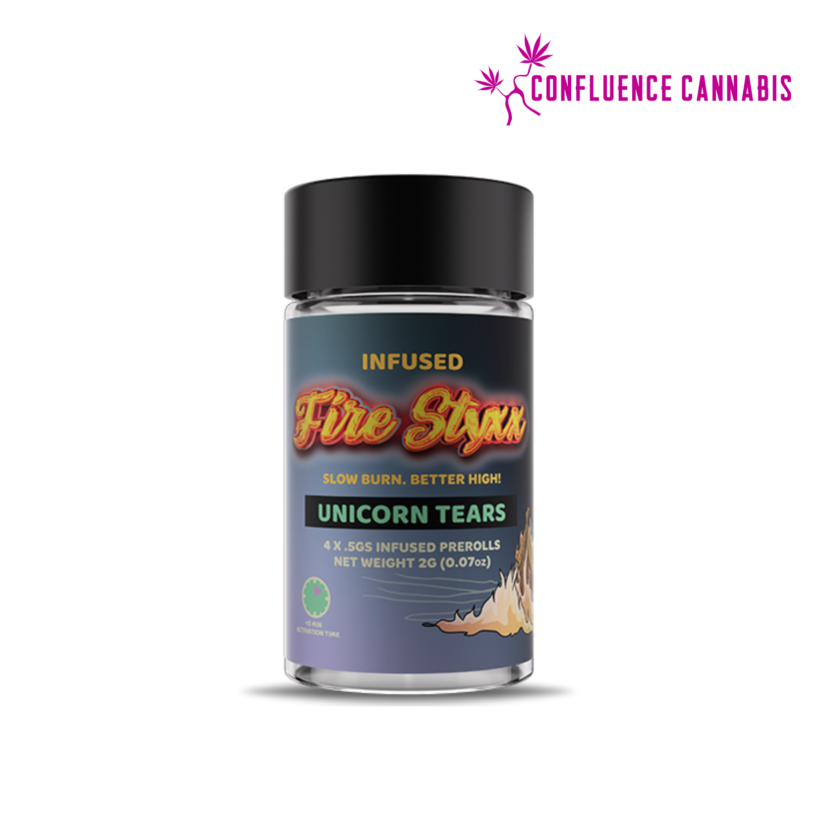 Photograph of product: Unicorn Tears (Infused) PREROLL 4 Pack
