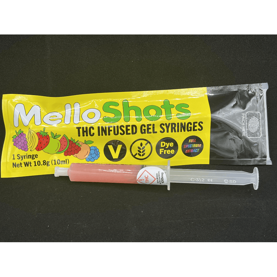 Photograph of product: MELLO SHOT - 100mg STRAWBERRY SHORTCAKE